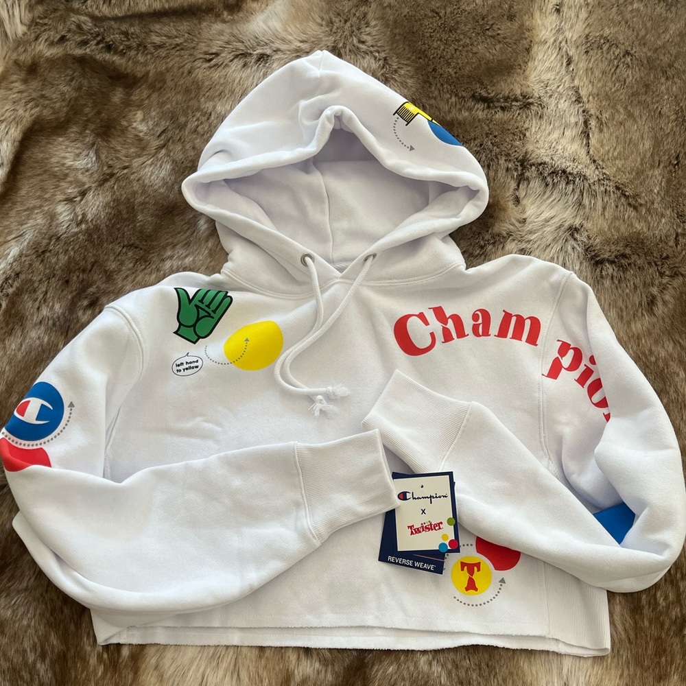 Champion x Twister Limited Edition Collabo Cropped Women’s Hoodie